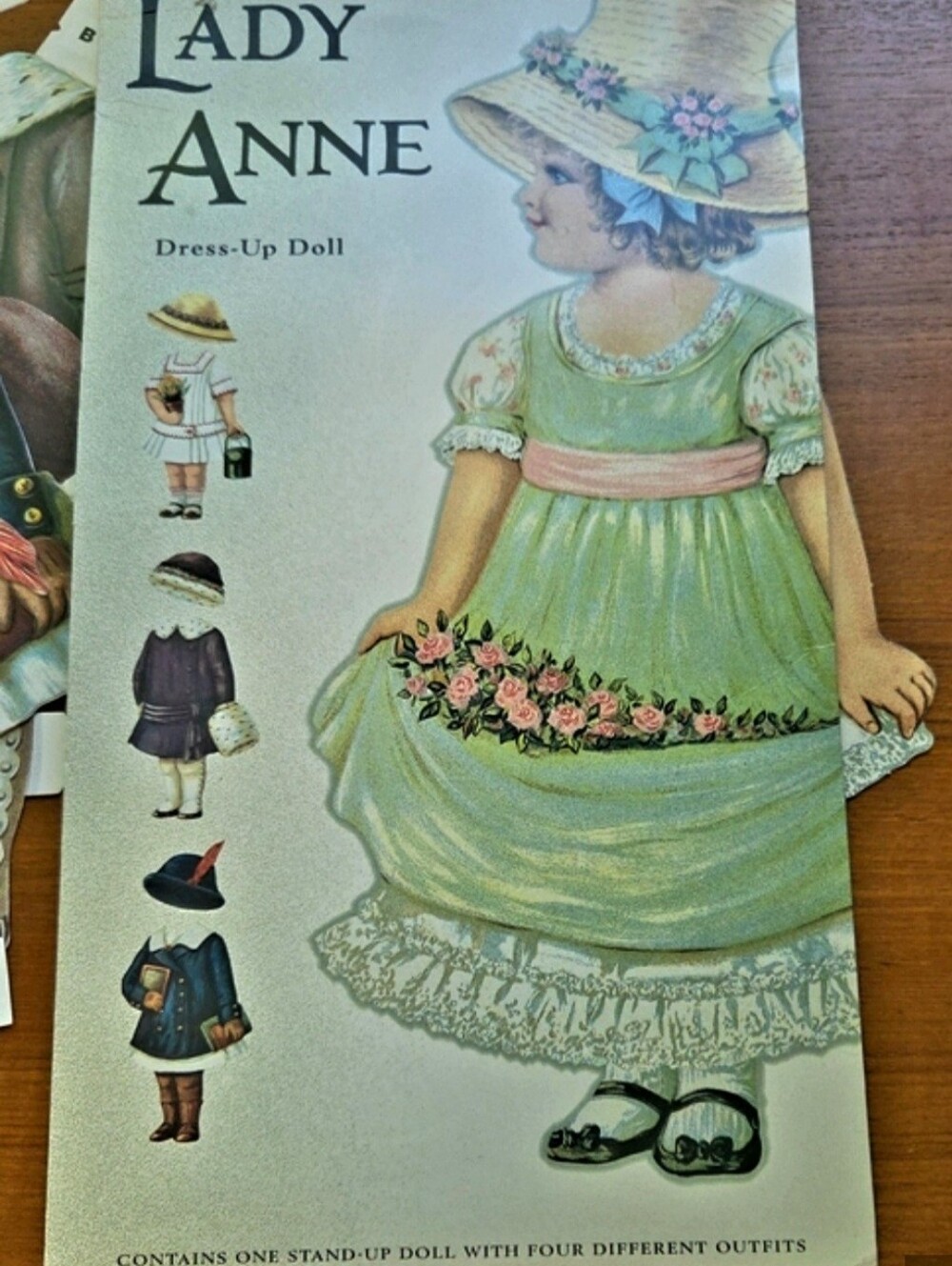 Vintage Paper Doll Lady Anne Dress-Up Set